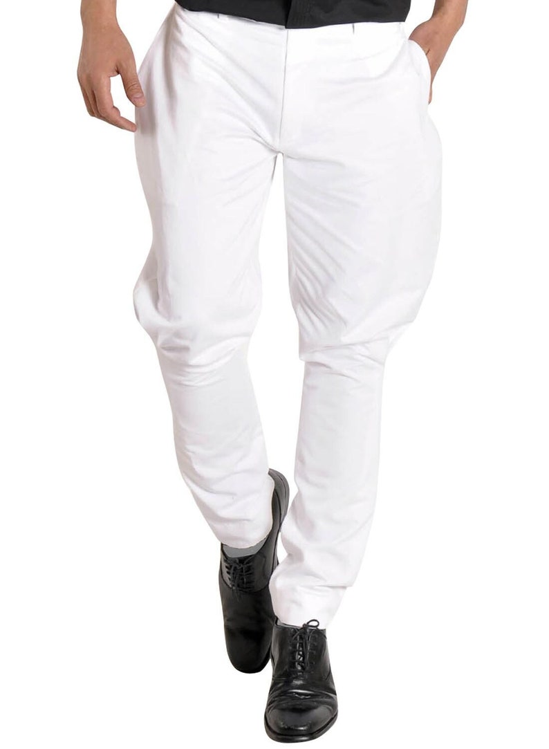 Handmade Antique White Cotton Jodhpurs Designer Baggy Pants - Etsy