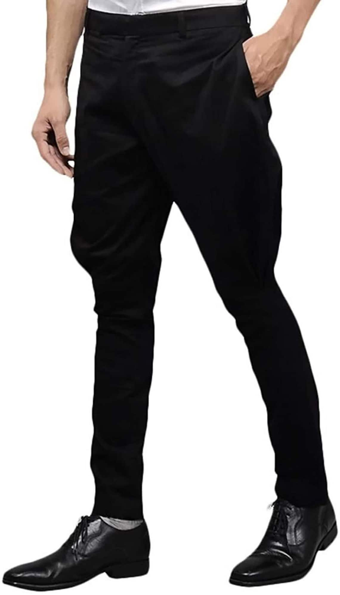 Buy Men/women Black Jodhpurs Breeches Pant Jodhpuri Pants Ridding ...