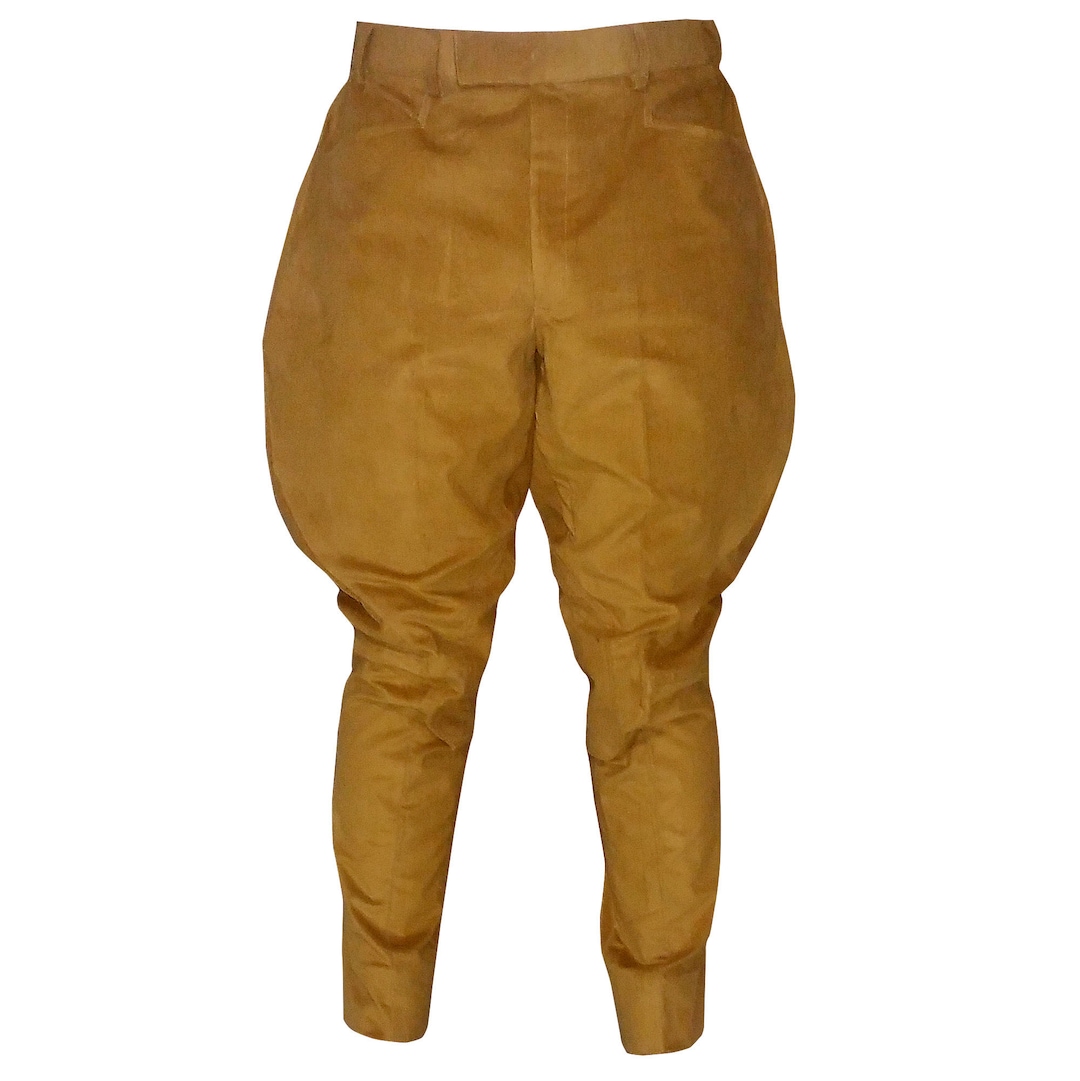 Brown Corduroy Equestrian Jodhpurs Pants Designer Cotton Jodhpuri