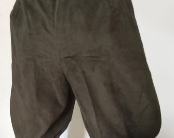 Pantalon Militaire Vintage Homme Taille 38 Vert - Culotte D'équitation Jodhpurs En Laine