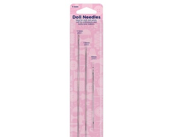 Doll Making Needles - Hemline - 3pcs/pack