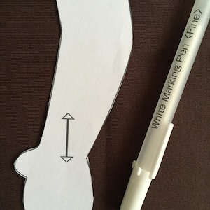 Clover Water Soluble or Iron Off Marking Pen White - 517