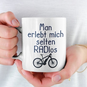 E Bike Bicycle Mug You rarely see me without a bike Gift Idea Mug Gift for Boyfriend Man Woman Girlfriend