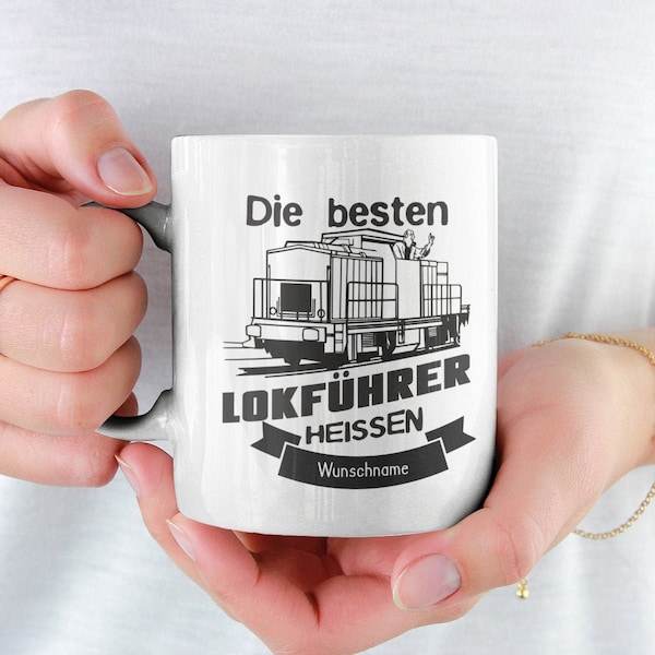 Train Driver Mug The Best Train Drivers Are Named Personalized Gift Idea Gift for Boyfriend Husband Printed