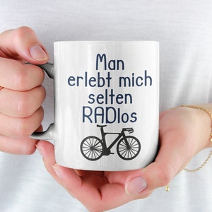 Road bike bicycle mug You rarely see me RADlos gift idea mug gift for boyfriend husband wife girlfriend