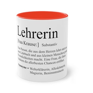 Teacher Gift Idea Mug Personalized Birthday Gift Definition Gift Personal