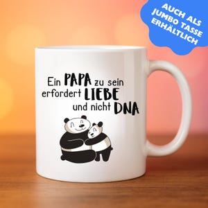 Stiefpapa Geschenk, Ein Papa sein erfordert Liebe, Bonus Papa Tasse, Geburtstag Vatertag