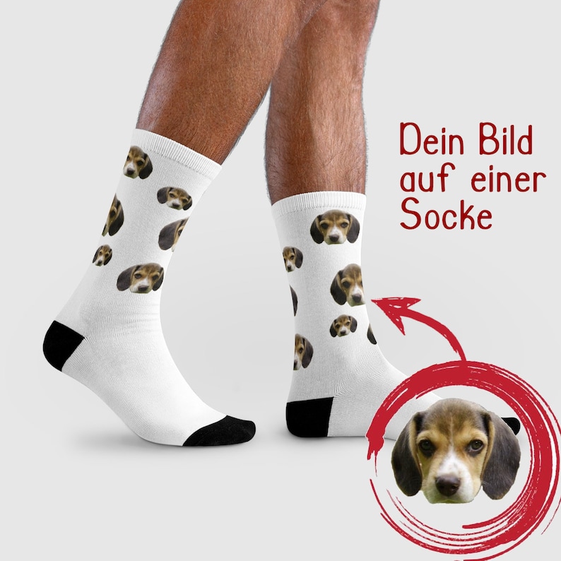 Personalisierbare Socken Foto Hund Kopf individuelle Socken - Etsy.de