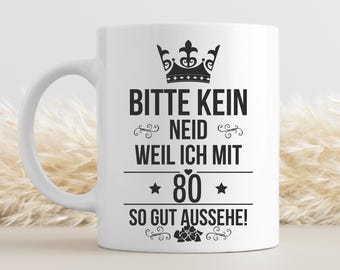 Tazza Per 80° Compleanno Con Scritta Divertente '1942' – Idea Regalo Per Uomo E Donna – Stampata Su Entrambi I Lati, 330 Ml, Lavabile In Lavastoviglie – Prodotta In Germania