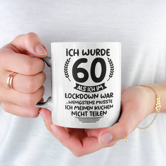 Kreatives Geschenk Zum 60. Geburtstag Mann Geschenk 60 Geburtstag Mann Frau Scherzartikel Tasse | Etsy