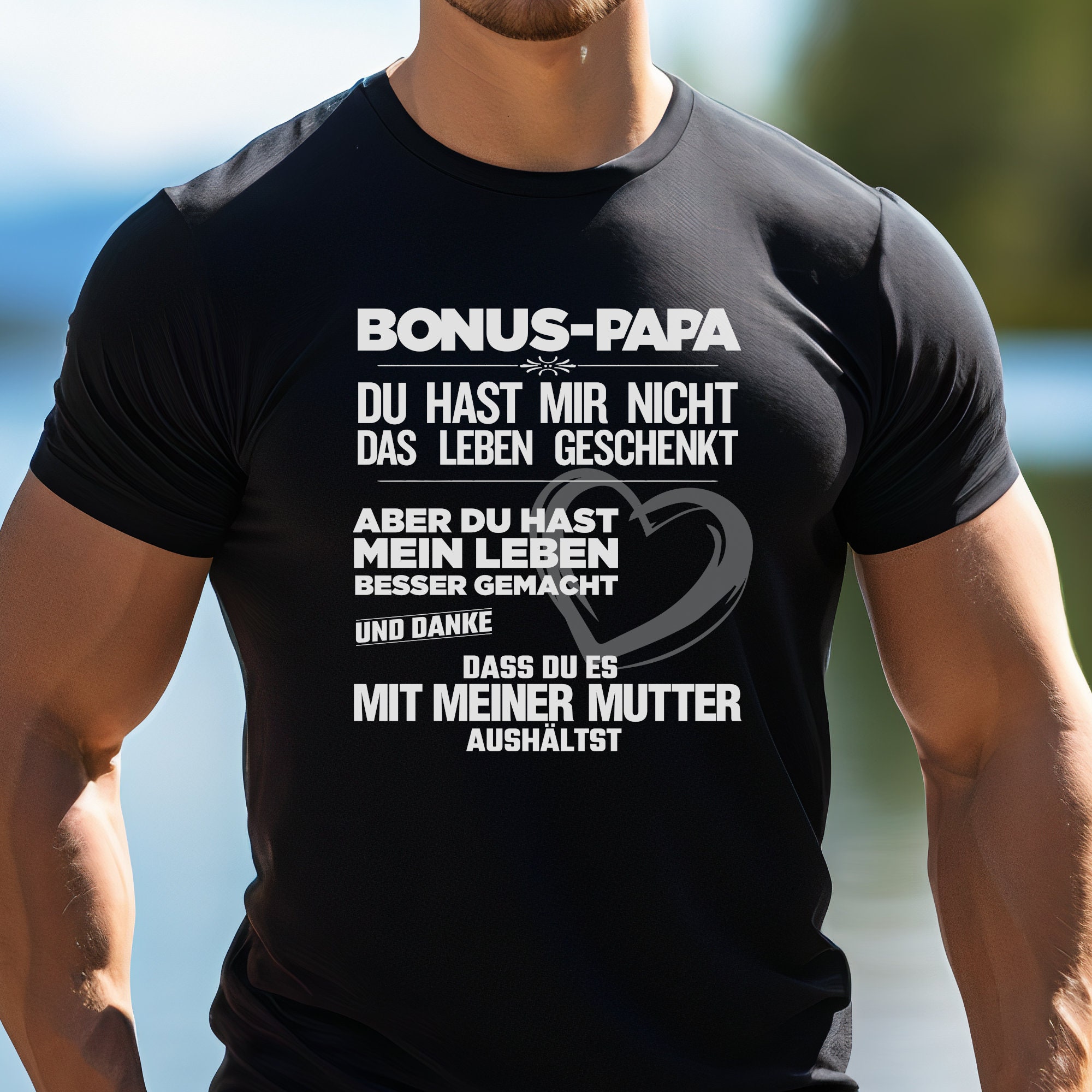 t-shirt beau-papa, papa bonus –