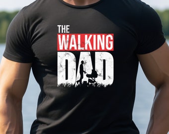 Herren T Shirt The Walking Dad Geschenk für Papa Vater