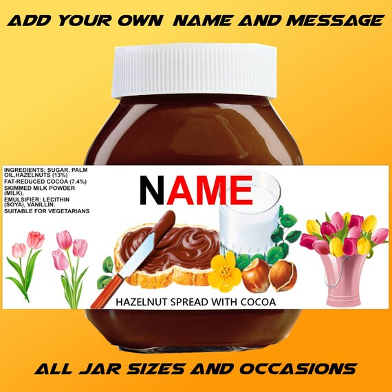 Afbeeldingsresultaat Voor Nutella Label