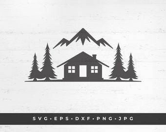 Free Free Mountain Cabin Svg 49 SVG PNG EPS DXF File