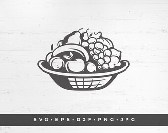 Download Fruit Basket Svg Etsy