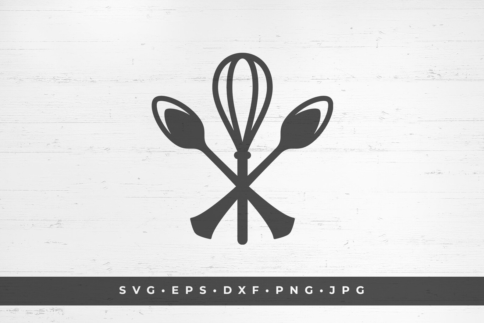 Crossed spoons and whisk icon isolated on white background Etsy