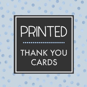Cartes de remerciement assorties IMPRIMÉES, service d’impression, impression personnalisée de haute qualité, invitation personnalisée, cartes et invitations