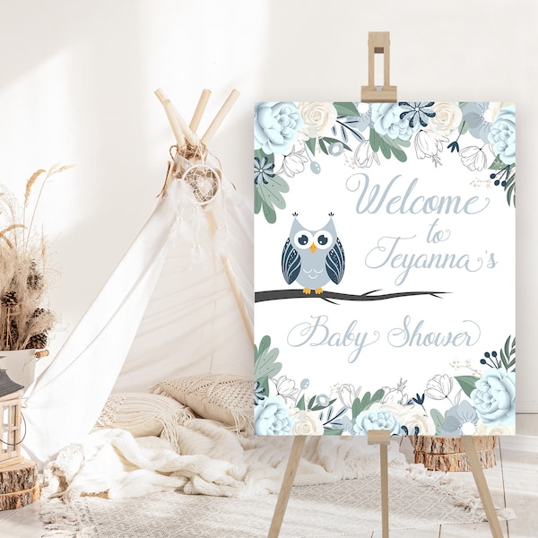 Baby Shower Banner Owl - Etsy