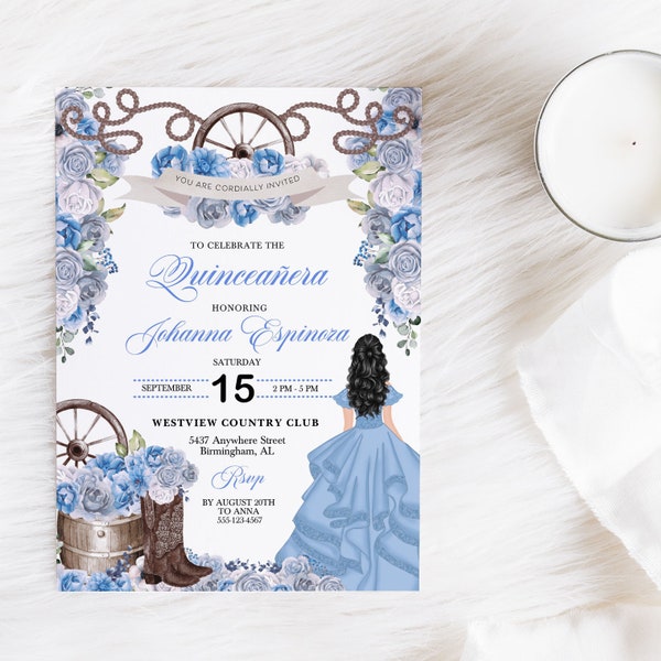 Western Quince Invitation Template Etsy Western Quince Invitation Template Etsy