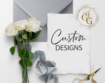 Custom Invitation Design: Printable Digital File