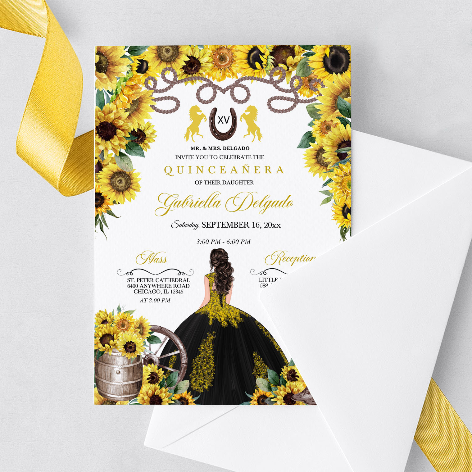 Sunflower quinceanera España