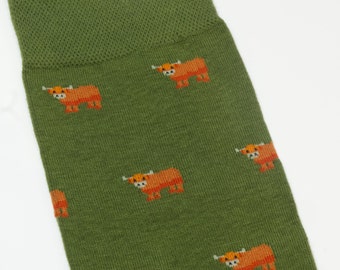 Highland Cow Socks - Perfect Gift or Souvenir
