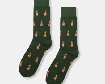 Whisky Bottle Socks: Scottish Tartan Studio Design