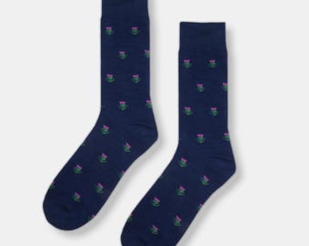 Thistle Socks: Scotland Souvenir Gift