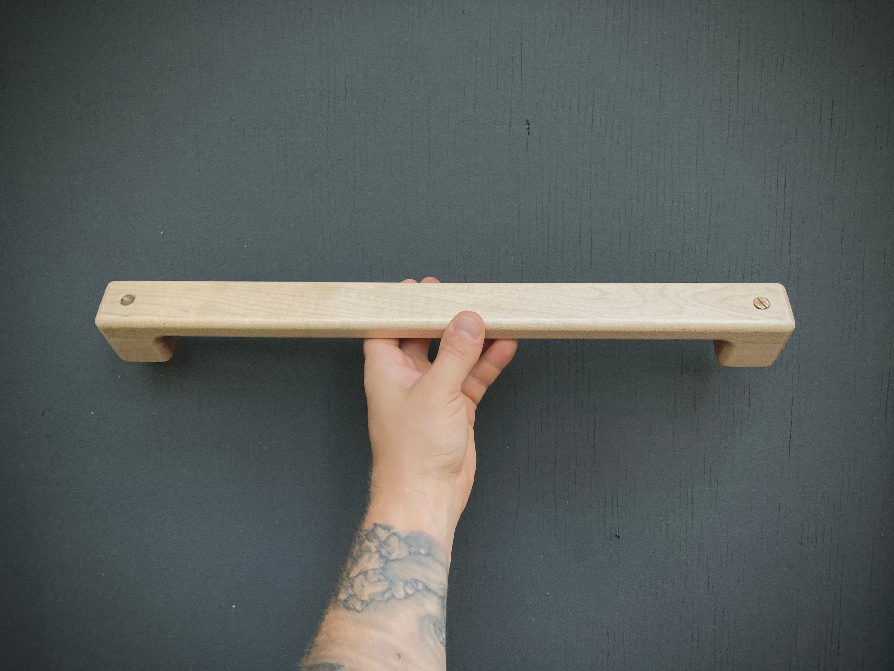 The Wooden Towel Bar Etsy