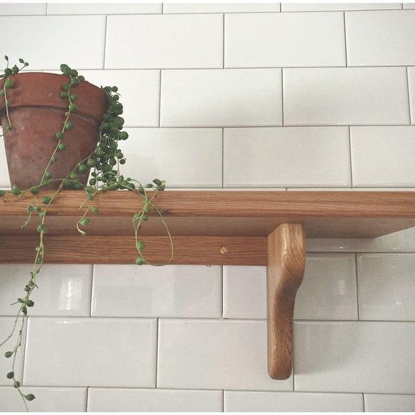 White Oak Shelves Etsy