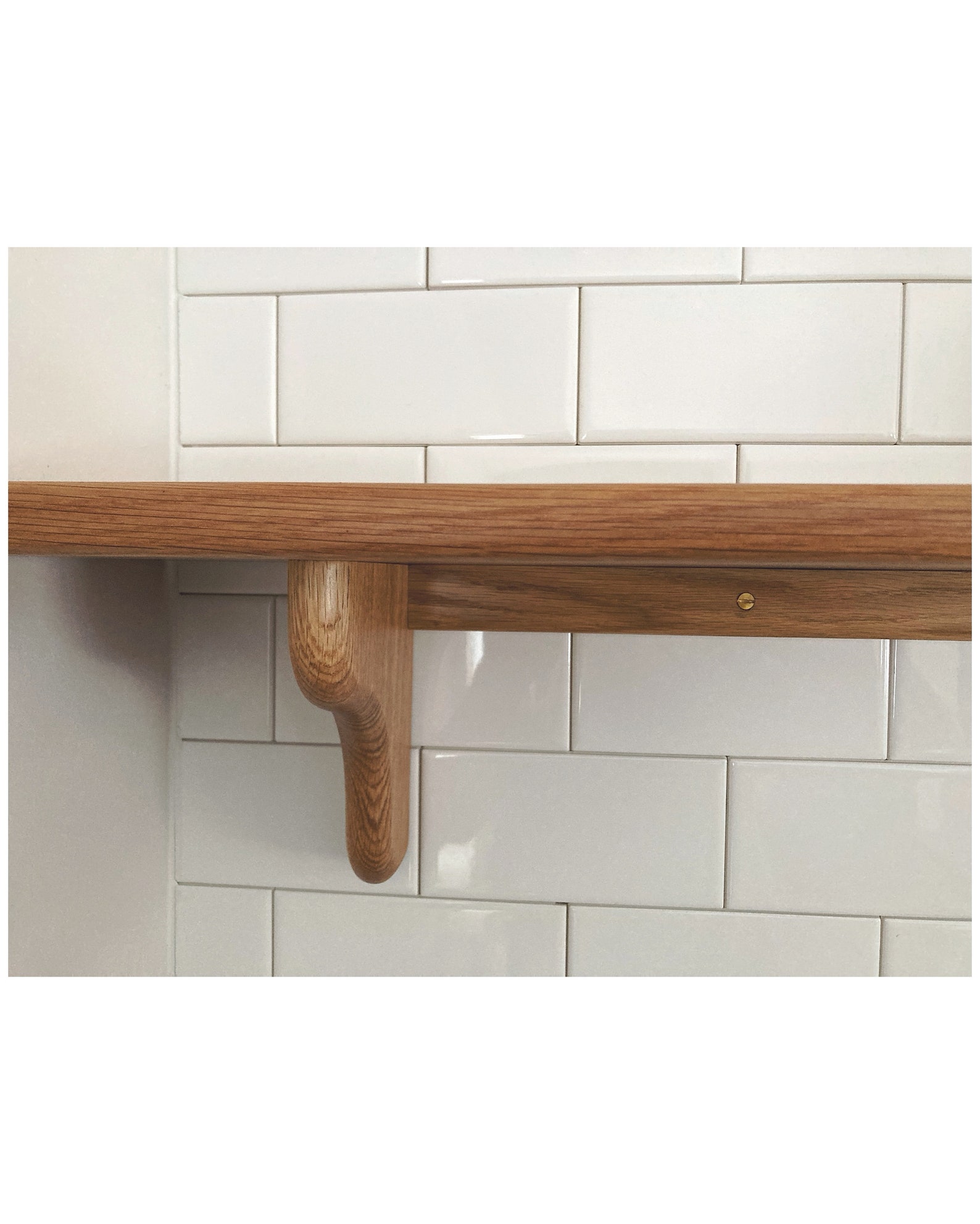 Handmade White Oak Shelves Etsy