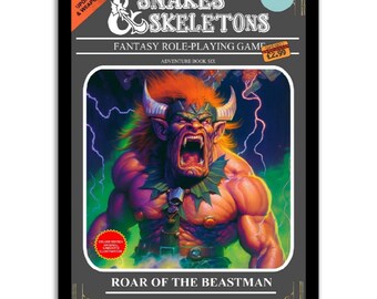 Slangen en skeletten boek 6 Premium mat papier poster
