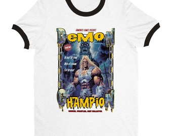Demon Champion Unisex Ringer T-shirt