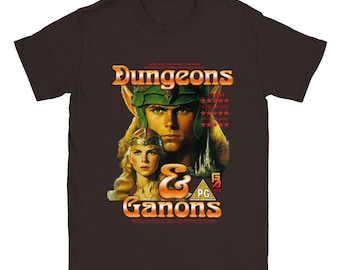 Dungeons & Ganons Unisex T-shirt met ronde hals