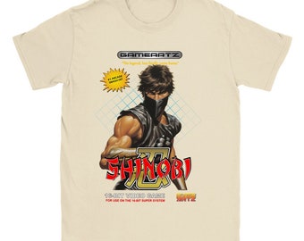 SHINOBI uniseks T-shirt met ronde hals