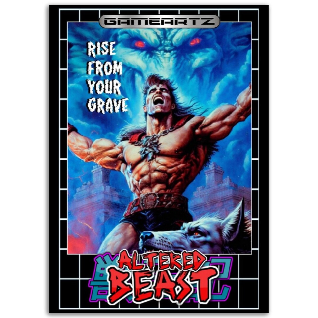 GAMEARTZ: Altered Beast Premium Matte Paper Poster - Etsy