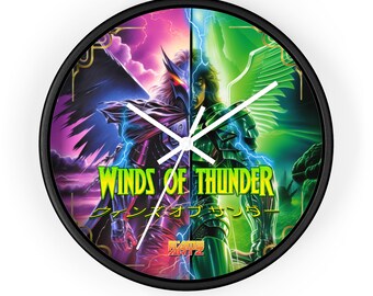Winds of Thunder Wandklok van GAMEARTZ