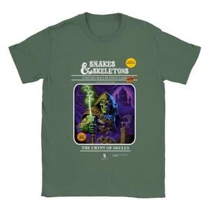 Koszulka unisex z okrągłym dekoltem Snakes & Skeletons