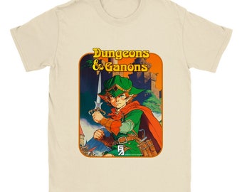 Dungeons & Ganons Unisex T-shirt met ronde hals
