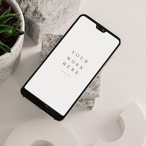 Styled Phone Mockup, Planner Mock Up, Mobile Stock Photo, Digital Planning, Device Mockup, Instant Download