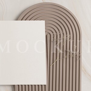 Maquette de carte vierge de style, maquette de mariage, 5 x 7 enregistrer la date, carte de voeux, Stock Photo, téléchargement immédiat