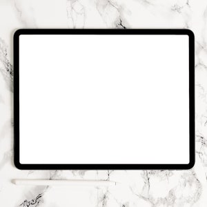 Simple IPad Mockup, Device Mockup, Digital Planner Mock, IPad Planner, Stock Photo, Instant Download, JPG Files, 016