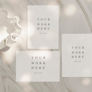 Maquette de cartes de mariage 4 x 6, maquette d'invitation, ensemble d'invitations de mariage, carte de remerciement, stock photo, téléchargement immédiat, 009