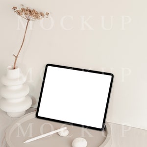 Boho IPad Mockup, Device Mockup, Digital Planner, IPad Planner, Styled Stock Photo, Instant Download, JPG Files, 020