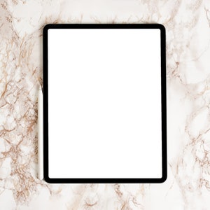 Simple IPad Mockup, Device Mockup, Digital Planner, IPad Planner, Minimalist Stock Photo, Instant Download, 016