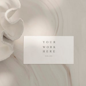 Mockup di biglietto da visita estetico, Mockup di segnaposto, Mock Up di matrimonio, Foto stock in stile, Download istantaneo, 009