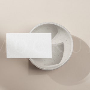Maqueta de tarjeta de visita minimalista, maqueta con estilo, maqueta de tarjeta de lugar, foto de stock, descarga instantánea, archivo JPG, 007