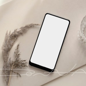 Aesthetic Phone Mockup, Planner Mock Up, Mobile Stock Photo, Digital Planning, Device Mockup, Instant Download, 007