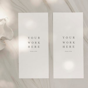 2 maquete de menu de casamento, maquete de cartão de casamento, foto de cartão em branco, maquete plana, download instantâneo, arquivo JPG, 009