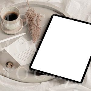 Boho IPad Mockup, Device Mockup, Digital Planner, IPad Planner, Styled Stock Photo, Instant Download, JPG Files, 020
